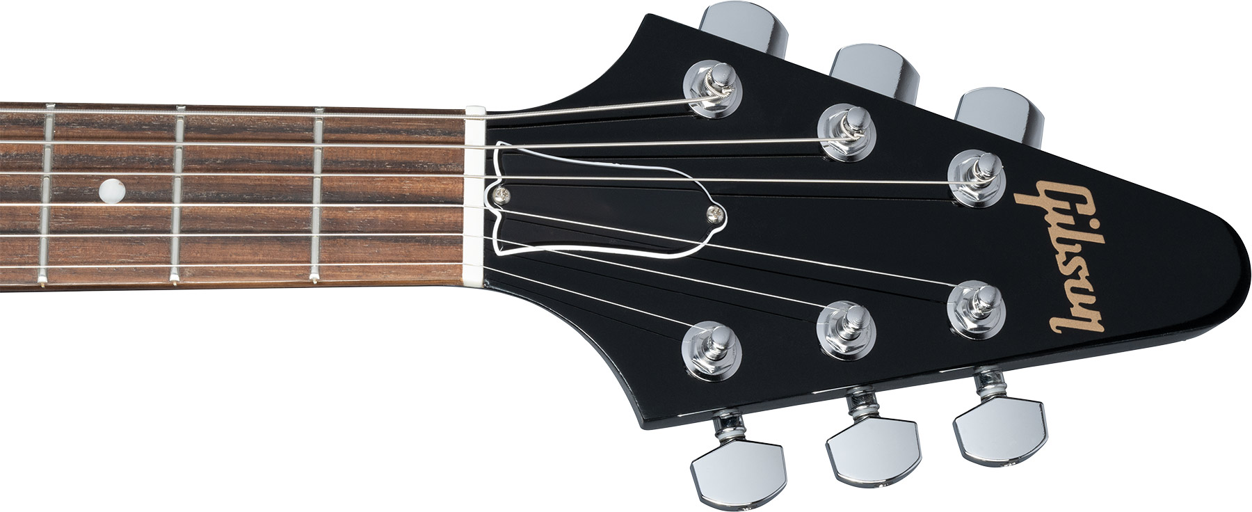 Gibson Flying V 80s 2h Ht Rw - Ebony - E-Gitarre aus Metall - Variation 4