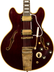 Semi-hollow e-gitarre Gibson Custom Shop B.B. King Rumble in the Jungle 1974 ES-355 #BBES33523 BBES33523 - Murphy Lab Light Aged Walnut
