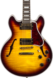 Semi-hollow e-gitarre Gibson Custom Shop CS-356 #CS201786 - Vintage sunburst