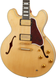 Semi-hollow e-gitarre Gibson Custom Shop 1959 ES-355 Reissue - Vos vintage natural
