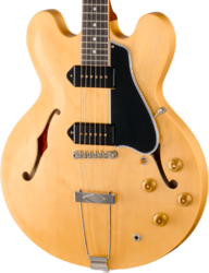 Semi-hollow e-gitarre Gibson Custom Shop Historic 1959 ES-330 Reissue - Vintage natural (vos hardware)