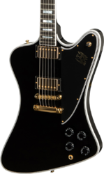 Retro-rock-e-gitarre Gibson Custom Shop Firebird Custom - Ebony