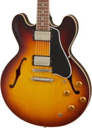 Semi-hollow e-gitarre Gibson Custom Shop Historic 1959 ES-335 Reissue - Vos vintage sunburst