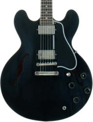 Semi-hollow e-gitarre Gibson Custom Shop Historic 1959 ES-335 Reissue - Vos ebony