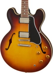 Semi-hollow e-gitarre Gibson Custom Shop Historic 1959 ES-335 Reissue - Vintage burst