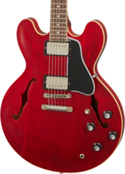Semi-hollow e-gitarre Gibson Custom Shop Historic 1961 ES-335 Reissue - Vos sixties cherry