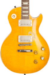Single-cut-e-gitarre Gibson Custom Shop Kirk Hammett Greeny 1959 Les Paul Standard #933631 - Murphy lab aged greeny burst