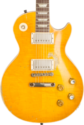 Single-cut-e-gitarre Gibson Custom Shop Kirk Hammett Greeny 1959 Les Paul Standard #933631 - Murphy Lab Aged Greeny Burst