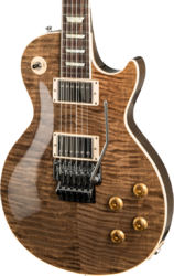 Single-cut-e-gitarre Gibson Custom Shop Les Paul Axcess Standard Figured Floyd Rose - Gloss dc rust