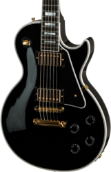 Single-cut-e-gitarre Gibson Custom Shop Les Paul Custom - Ebony