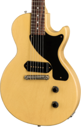 Single-cut-e-gitarre Gibson Custom Shop 1957 Les Paul Junior Reissue - Vos tv yellow
