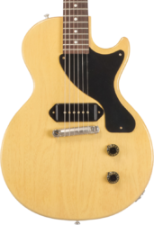 Single-cut-e-gitarre Gibson Custom Shop 1957 Les Paul Junior Single Cut Reissue #72913 - Murphy lab ultra light aged tv yellow