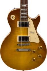 Single-cut-e-gitarre Gibson Custom Shop 1958 Les Paul Standard - Vos royal teaburst