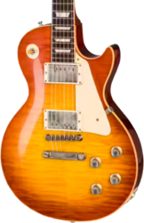 Single-cut-e-gitarre Gibson Custom Shop 1960 Les Paul Standard Reissue - VOS Tangerine Burst