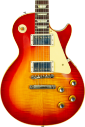 Single-cut-e-gitarre Gibson Custom Shop 1960 Les Paul Standard Reissue #04714 - VOS Washed Cherry Sunburst