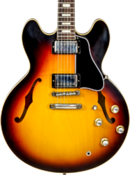 Semi-hollow e-gitarre Gibson Custom Shop M2M 1964 ES-335 #130446 - Murphy lab light aged vintage burst