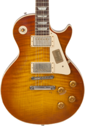 Single-cut-e-gitarre Gibson Custom Shop M2M 1959 Les Paul Standard #R961618 - Aged sunrise teaburst