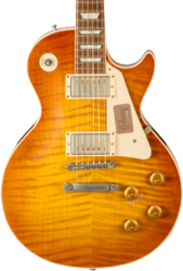 Single-cut-e-gitarre Gibson Custom Shop M2M 1959 Les Paul Standard #R961618 - Aged sunrise teaburst