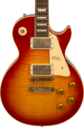Single-cut-e-gitarre Gibson Custom Shop M2M 60th Anniversary 1959 Les Paul Standard #991818 - Vos sunrise teaburst
