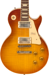 Single-cut-e-gitarre Gibson Custom Shop M2M 60th Anniversary 1959 Les Paul Standard #993516 - Vos royal teaburst