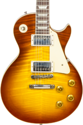 Single-cut-e-gitarre Gibson Custom Shop M2M 1959 Les Paul Standard Reissue #932122 - Murphy Lab Ultra Light Aged Royal Teaburst