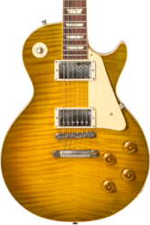 Single-cut-e-gitarre Gibson Custom Shop M2M 1959 Les Paul Standard Reissue #932154 - Murphy lab light aged green lemon burst