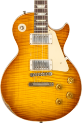 Single-cut-e-gitarre Gibson Custom Shop M2M 1959 Les Paul Standard Reissue #932175 - Murphy lab ultra heavy aged golden poppy burst
