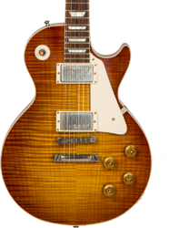 Single-cut-e-gitarre Gibson Custom Shop M2M Les Paul Standard 1959 Reissue #943170 - Lightly aged iced tea