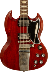 Double cut e-gitarre Gibson Custom Shop M2M 1964 SG Standard Reissue #301584 - Murphy lab light aged vintage cherry
