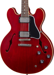 Semi-hollow e-gitarre Gibson Custom Shop Murphy Lab 1961 ES-335 Reissue - Ultra light aged sixties cherry