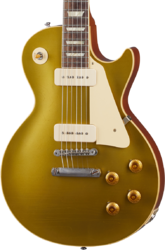 Single-cut-e-gitarre Gibson Custom Shop Murphy Lab 1956 Les Paul Goldtop Reissue - Ultra light aged double gold