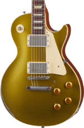 Single-cut-e-gitarre Gibson Custom Shop Murphy Lab 1957 Les Paul Goldtop Reissue - Ultra heavy aged double gold