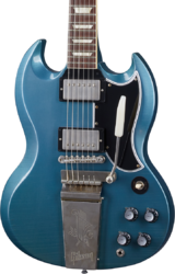 Solidbody e-gitarre Gibson Custom Shop Murphy Lab 1964 SG Standard Maestro Reissue - Ultra light aged pelham blue