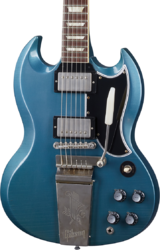 Double cut e-gitarre Gibson Custom Shop Murphy Lab 1964 SG Standard Maestro Reissue - Ultra light aged pelham blue