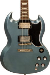 Double cut e-gitarre Gibson Custom Shop Murphy Lab 1964 SG Standard Reissue - Light aged pelham blue