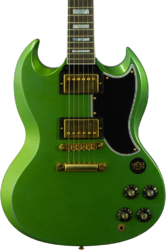 Double cut e-gitarre Gibson Custom Shop SG Custom Modern #CS500857 - Murphy Lab Light Aged Verdoro Green