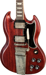 Double cut e-gitarre Gibson Custom Shop 1964 SG Standard Reissue W/ Maestro Vibrola - Vos cherry red