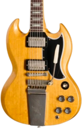 Double cut e-gitarre Gibson Custom Shop LE 1964 SG Standard Reissue Korina Ltd - VOS Antique Natural