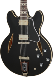 Semi-hollow e-gitarre Gibson Custom Shop 1964 Trini Lopez Standard Reissue - Vos ebony