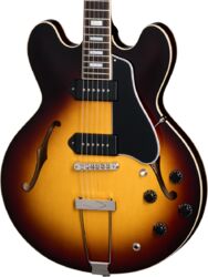 Semi-hollow e-gitarre Gibson ES-330 - Tobacco sunburst