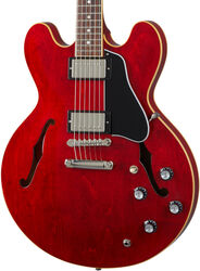 Semi-hollow e-gitarre Gibson ES-335 - Sixties cherry