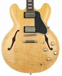Semi-hollow e-gitarre Gibson ES-335 Figured Ltd - Dark vintage natural
