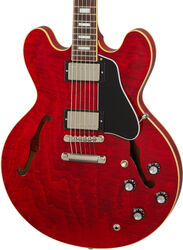 Semi-hollow e-gitarre Gibson ES-335 Figured - Sixties cherry