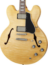 Semi-hollow e-gitarre Gibson ES-335 Figured - Antique natural