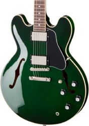 Semi-hollow e-gitarre Gibson ES-335 Custom Color - Spearmint