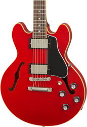 Semi-hollow e-gitarre Gibson ES-339 - Cherry