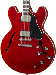 Semi-hollow e-gitarre Gibson ES-345 - Sixties cherry