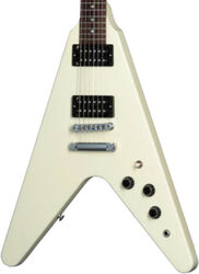 Retro-rock-e-gitarre Gibson 80s Flying V - Classic White