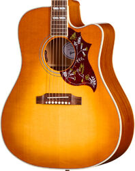 Folk-gitarre Gibson Hummingbird Standard EC (Baggs HiFi DNA Preamp) - Heritage Cherry Sunburst