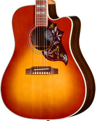 Folk-gitarre Gibson Hummingbird Standard Rosewood EC (Baggs HiFi DNA Preamp) - Rosewood Burst